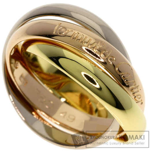 CARTIER Trinity #49 Ring K18 Yellow Gold K18 White GoldLadies [Used]