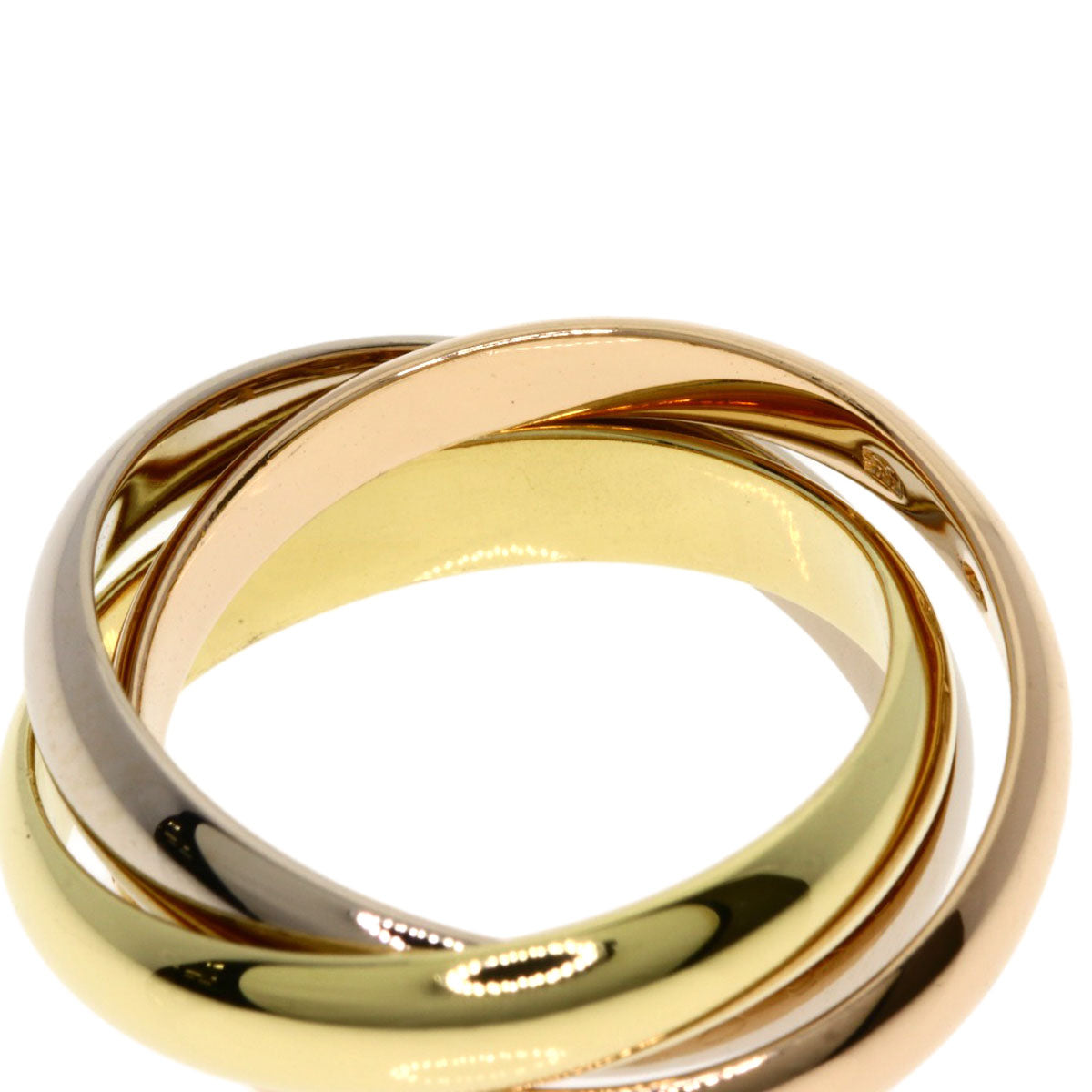 CARTIER Trinity #49 Ring K18 Yellow Gold K18 White GoldLadies [Used]