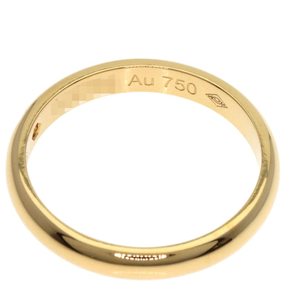 CARTIER Wedding 1P Diamond #46 Ring K18 Yellow Gold Ladies [Used]