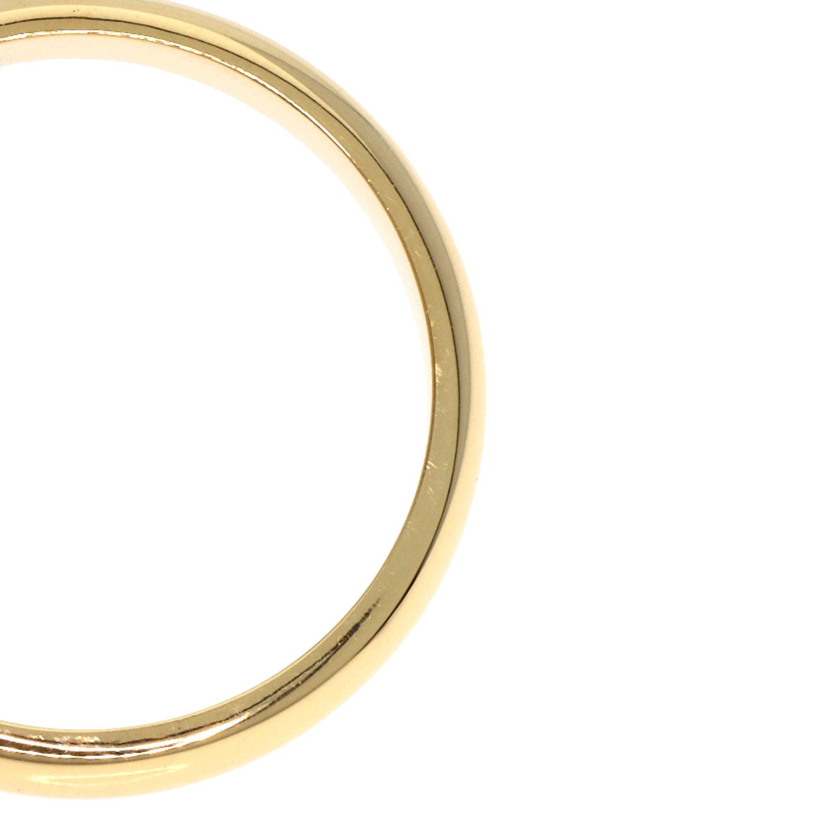 CARTIER Wedding 1P Diamond #46 Ring K18 Yellow Gold Ladies [Used]