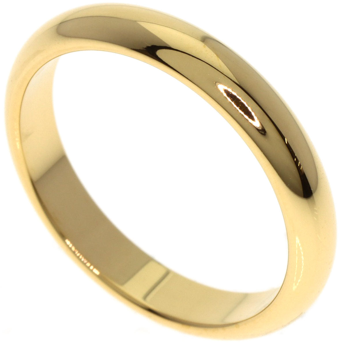 CARTIER Wedding Band #56 Ring K18 Yellow Gold Ladies [Used]