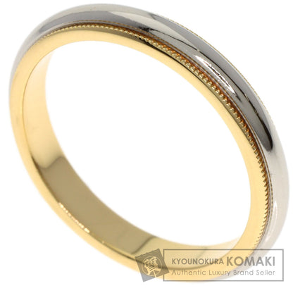 TIFFANY&Co. Milgrain Ring K18 Yellow Gold PT950Ladies [Used]