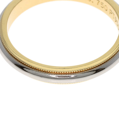 TIFFANY&Co. Milgrain Ring K18 Yellow Gold PT950Ladies [Used]