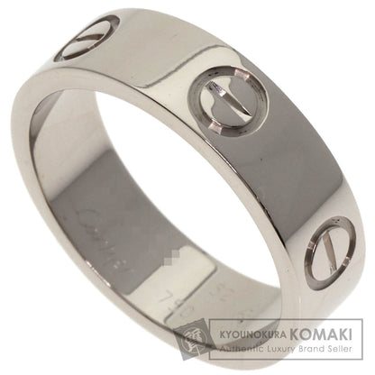 CARTIER love ring #52 Ring K18 White Gold Ladies [Used]
