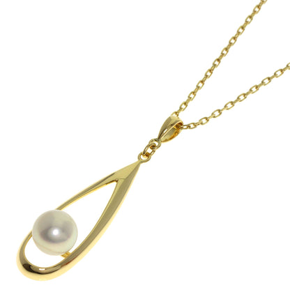MIKIMOTO Akoya pearl Pearl Necklace K18 Yellow Gold Ladies [Used]