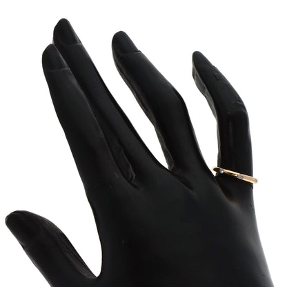 BVLGARI Feddy Wedding 3P Diamond Ring K18 Pink Gold Ladies [Used]