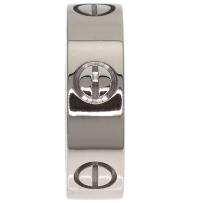 CARTIER love ring #50 Ring K18 White Gold Ladies [Used]
