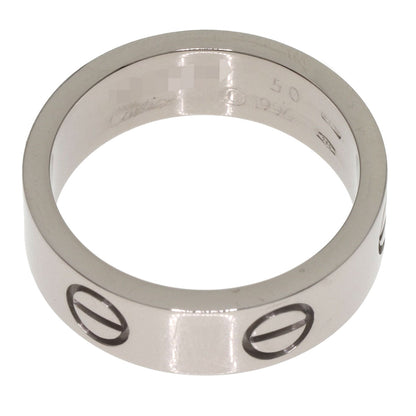 CARTIER love ring #50 Ring K18 White Gold Ladies [Used]