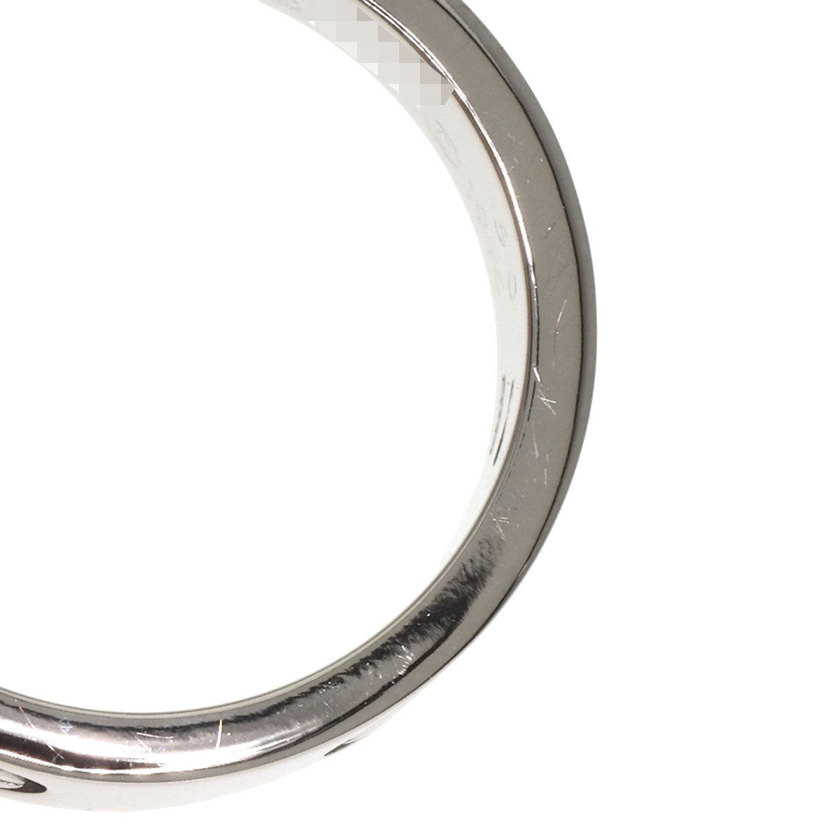 CARTIER love ring #50 Ring K18 White Gold Ladies [Used]