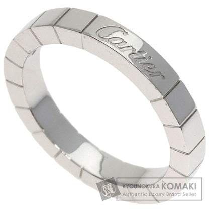 CARTIER Laniere # 51 Ring K18 White Gold Ladies [Used]
