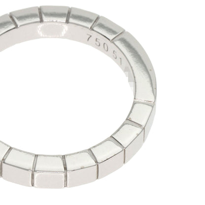 CARTIER Laniere # 51 Ring K18 White Gold Ladies [Used]