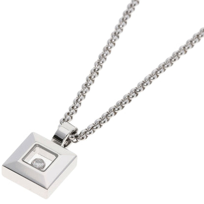Chopard Happy diamond Necklace K18 White Gold Ladies [Used]