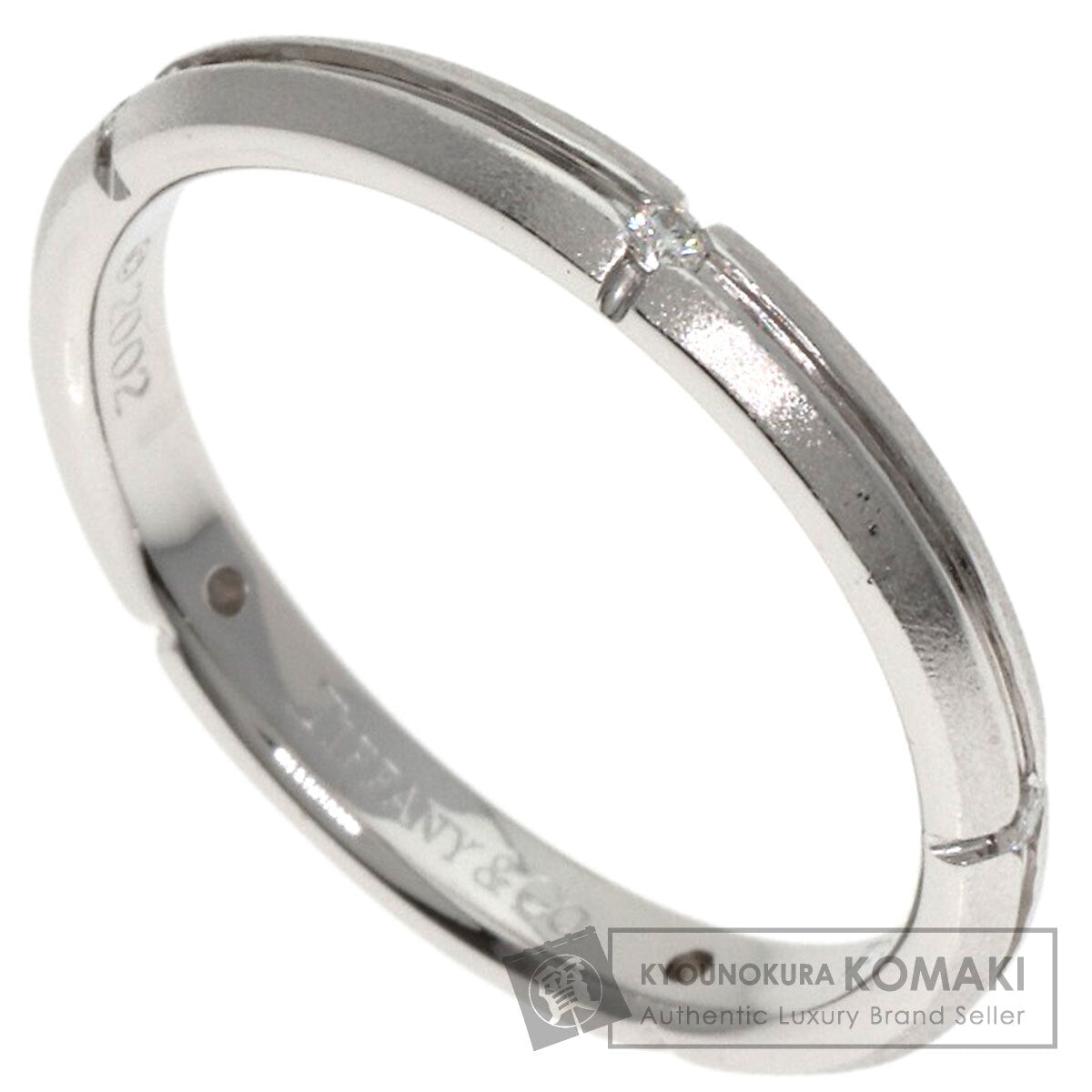 TIFFANY&Co. Streamerica Diamond Ring K18 White Gold Ladies [Used]