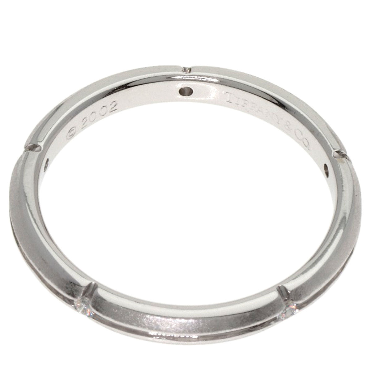 TIFFANY&Co. Streamerica Diamond Ring K18 White Gold Ladies [Used]