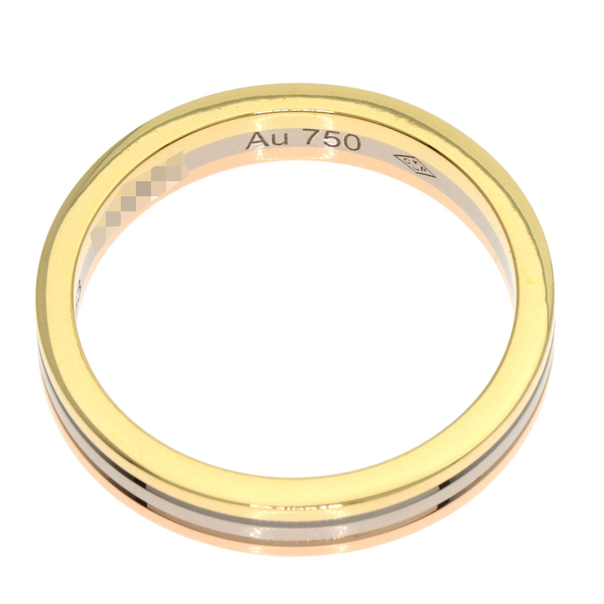 CARTIER Three colors # 53 Ring K18 Yellow Gold 18K Pink GoldLadies [Used]