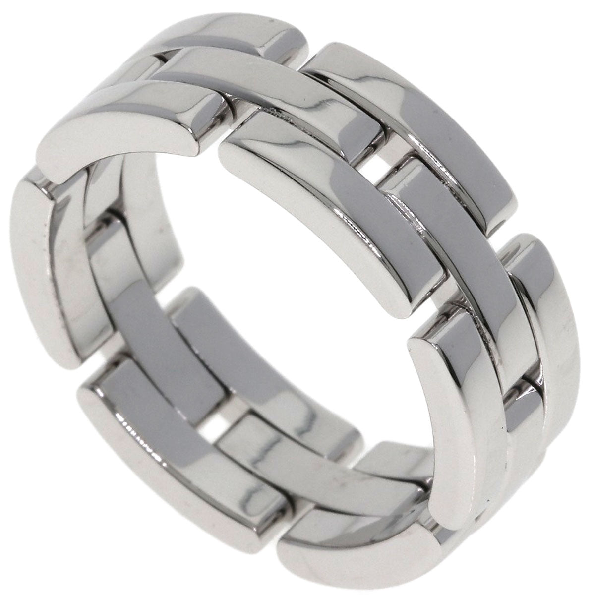 CARTIER Maillon PANTHERE #63 Ring K18 White Gold unisex [Used]