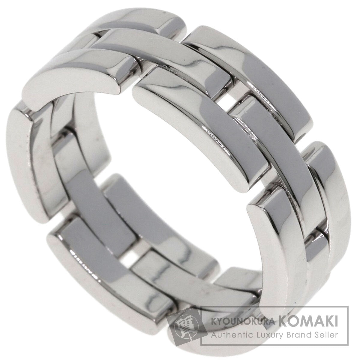 CARTIER Maillon PANTHERE #63 Ring K18 White Gold unisex [Used]