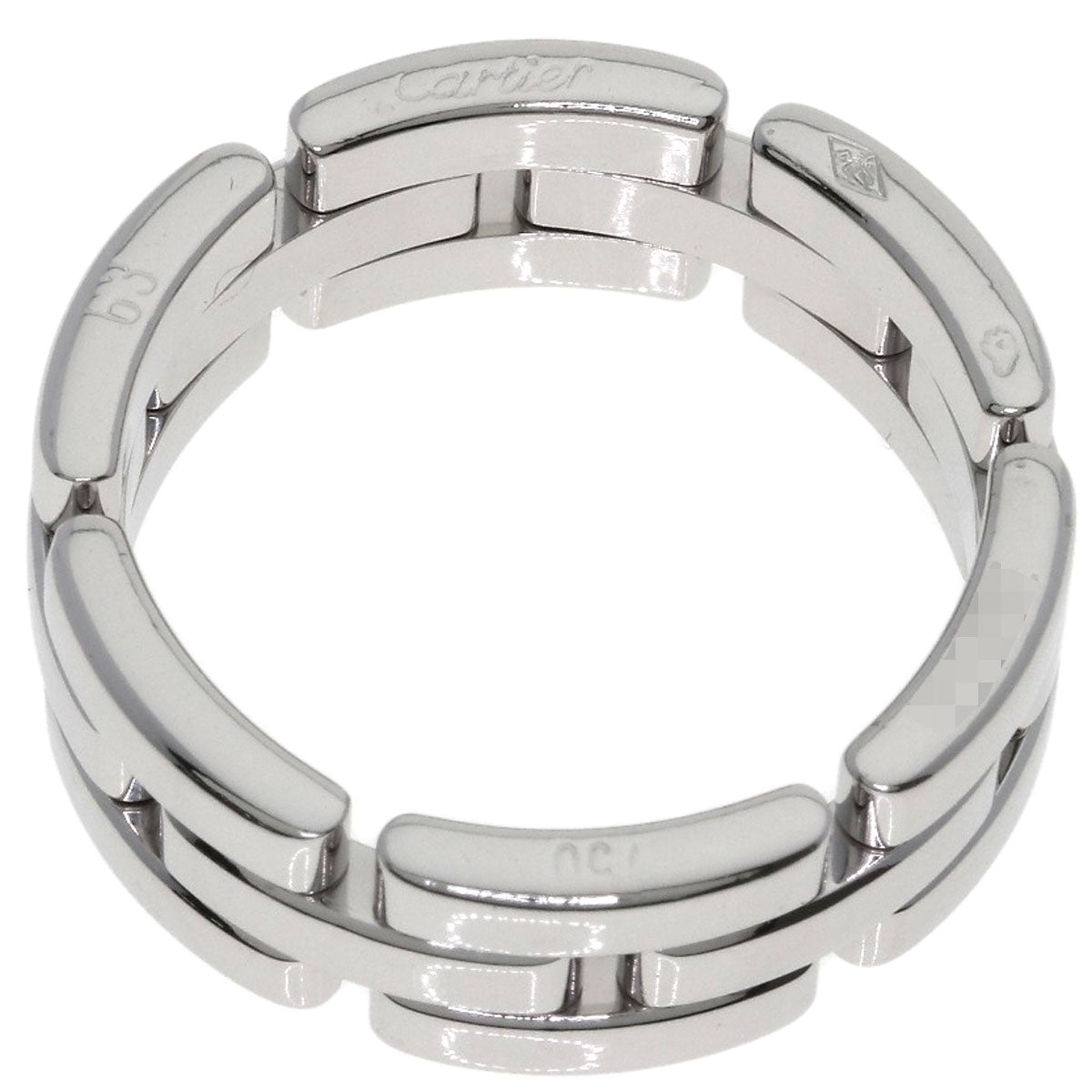 CARTIER Maillon PANTHERE #63 Ring K18 White Gold unisex [Used]