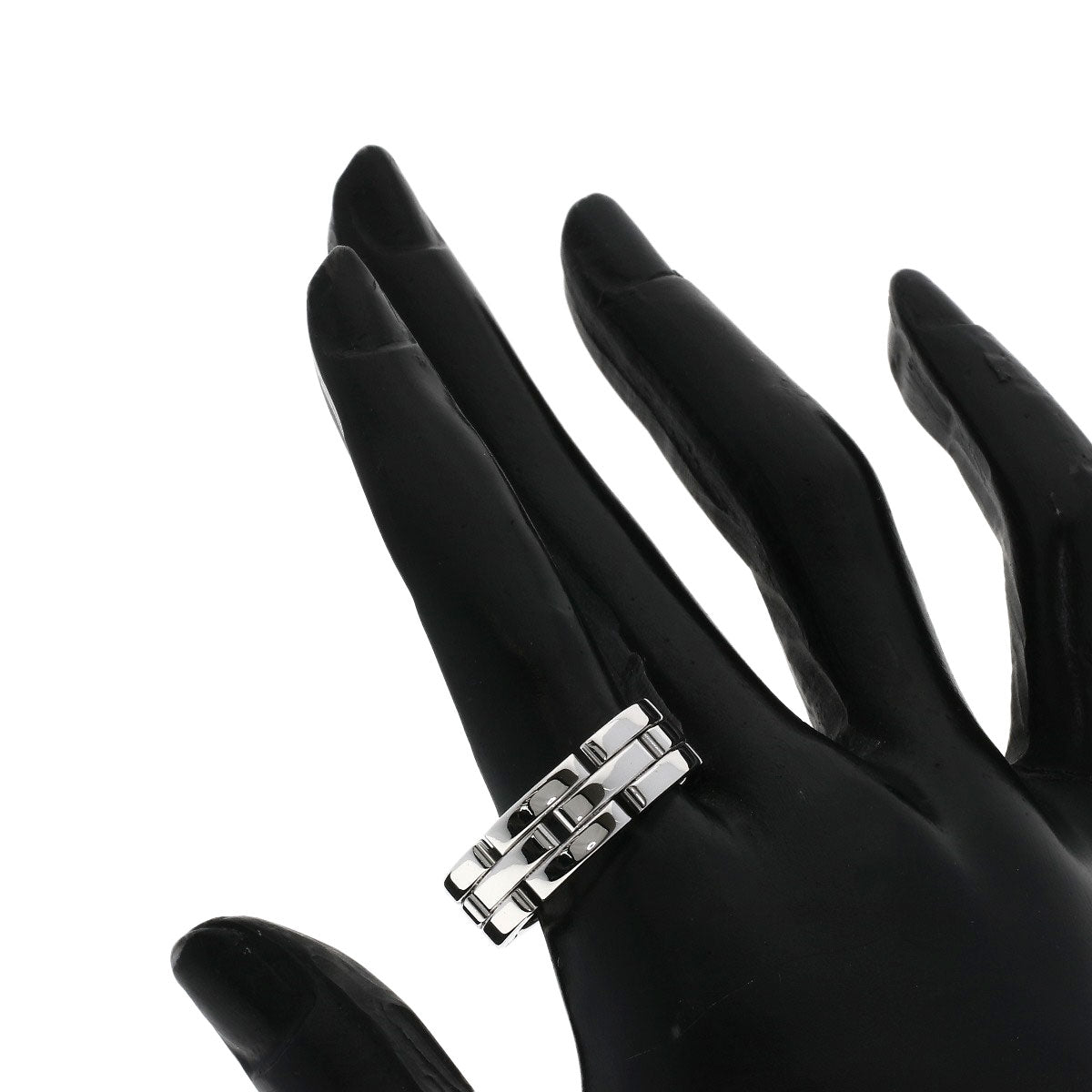 CARTIER Maillon PANTHERE #63 Ring K18 White Gold unisex [Used]