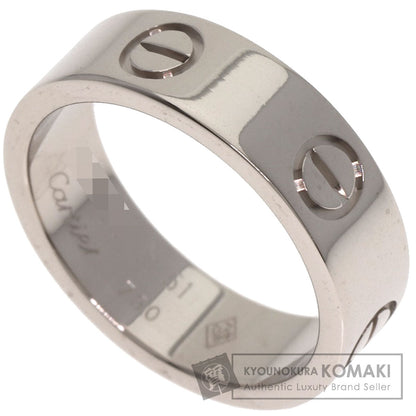 CARTIER love ring #51 Ring K18 White Gold Ladies [Used]