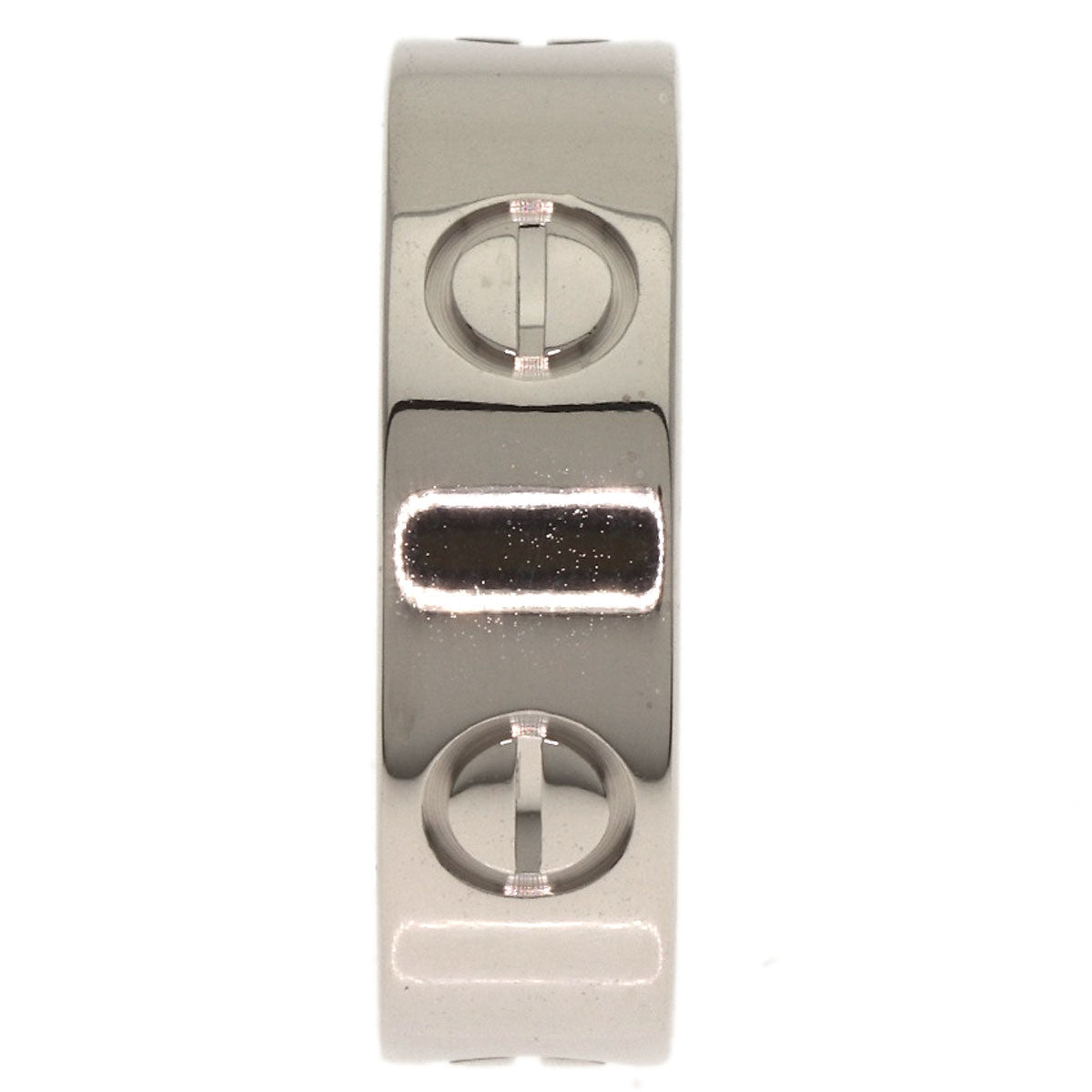 CARTIER love ring #51 Ring K18 White Gold Ladies [Used]