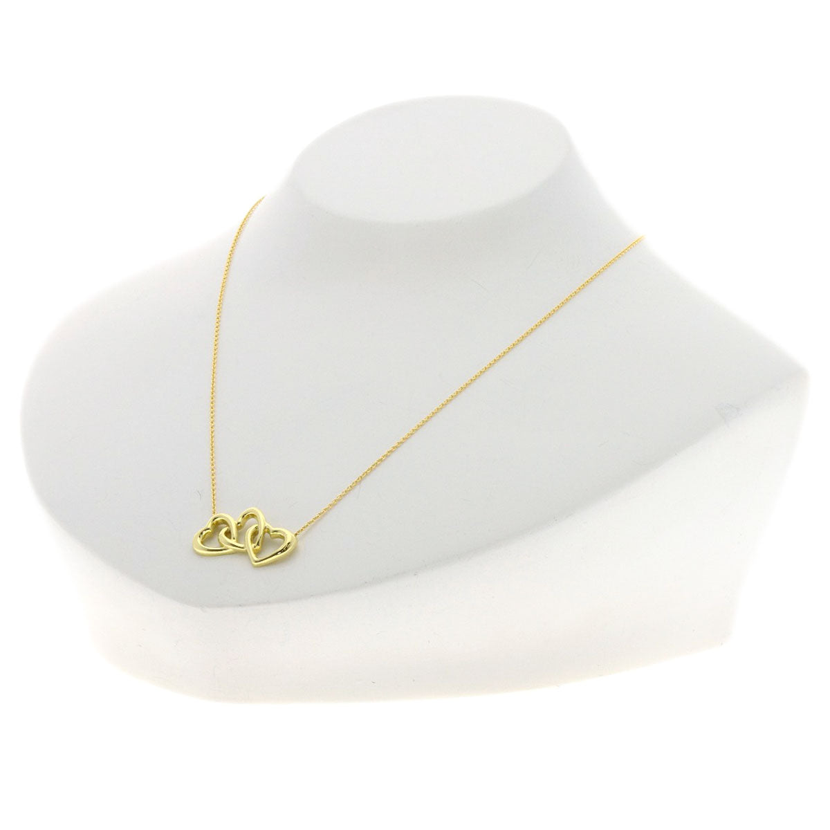 TIFFANY&Co. Triple heart Necklace K18 Yellow Gold Ladies [Used]