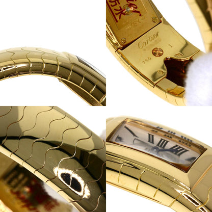 CARTIER PANTHERE Lacalda Bangle Watches K18 Yellow Gold/18K Yellow Gold Ladies