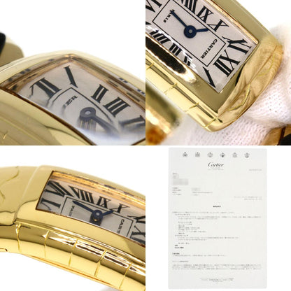 CARTIER PANTHERE Lacalda Bangle Watches K18 Yellow Gold/18K Yellow Gold Ladies
