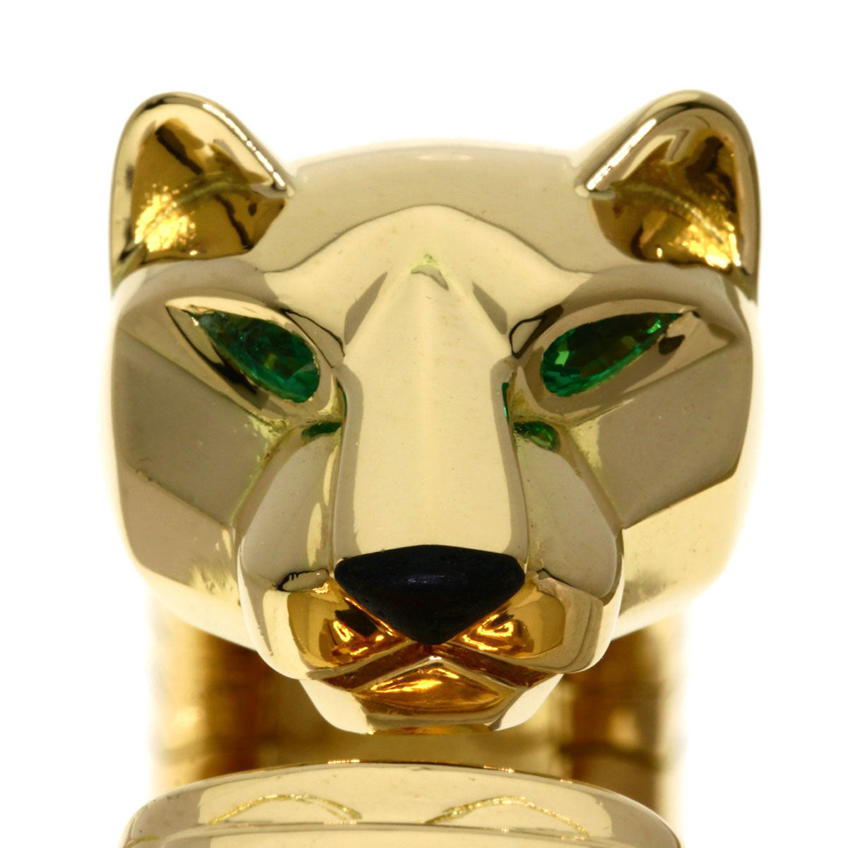 CARTIER PANTHERE Lacalda Bangle Watches K18 Yellow Gold/18K Yellow Gold Ladies