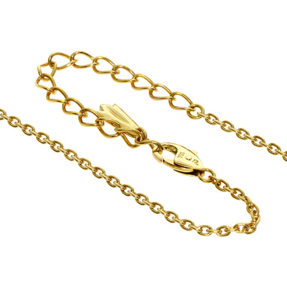 POLA Ruby Diamond Necklace K18 Yellow Gold Ladies [Used]