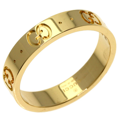 GUCCI Icon # 13 Ring K18 Yellow Gold Ladies [Used]