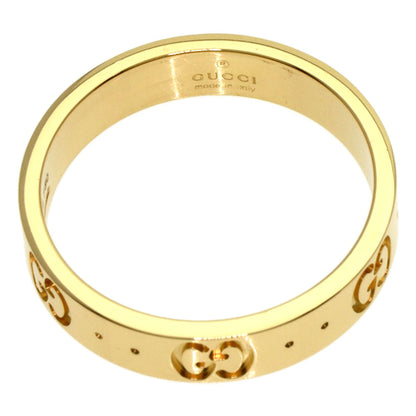 GUCCI Icon # 13 Ring K18 Yellow Gold Ladies [Used]