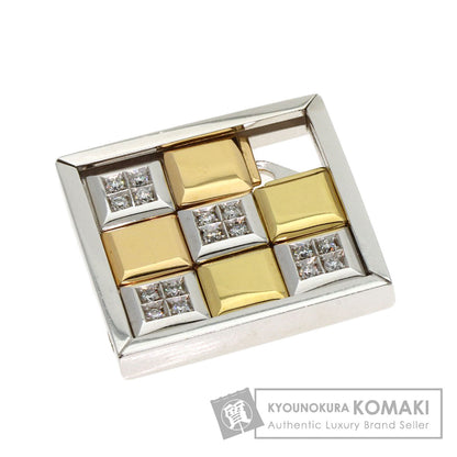 CELINE Diamond Slide Pendant top K18 White Gold 18K Yellow GoldLadies [Used]