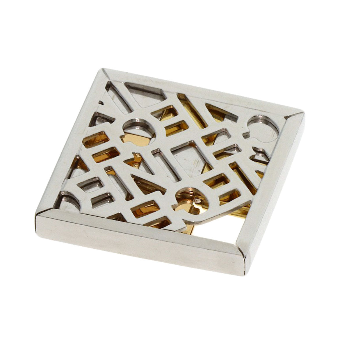 CELINE Diamond Slide Pendant top K18 White Gold 18K Yellow GoldLadies [Used]