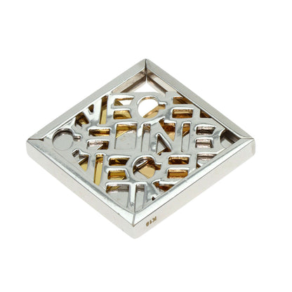 CELINE Diamond Slide Pendant top K18 White Gold 18K Yellow GoldLadies [Used]