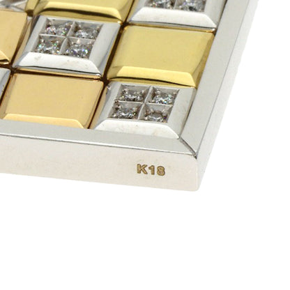 CELINE Diamond Slide Pendant top K18 White Gold 18K Yellow GoldLadies [Used]