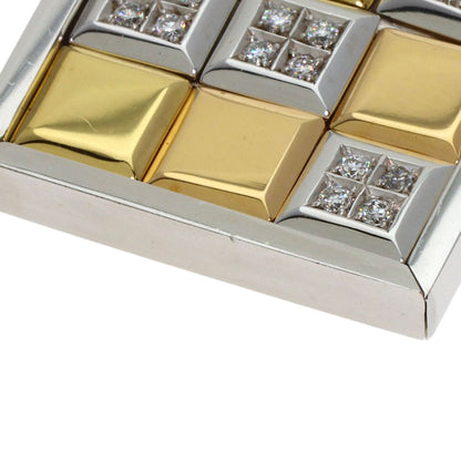 CELINE Diamond Slide Pendant top K18 White Gold 18K Yellow GoldLadies [Used]