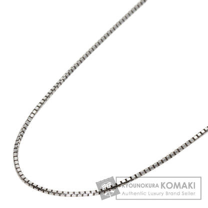 Chain 17.7" Necklace K18 White Gold 5.4g　Ladies