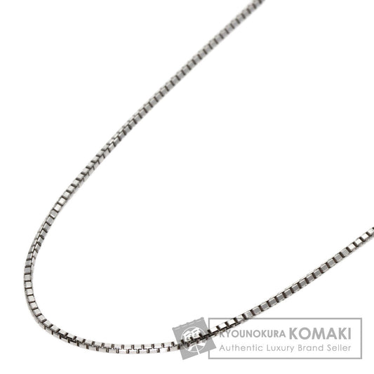 Chain 17.7" Necklace K18 White Gold 5.4g　Ladies