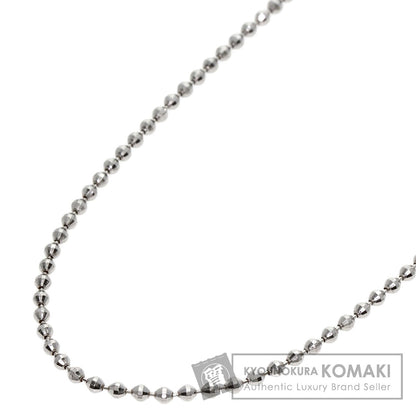 Chain 17.7" Necklace K18 White Gold 5.9g　Ladies