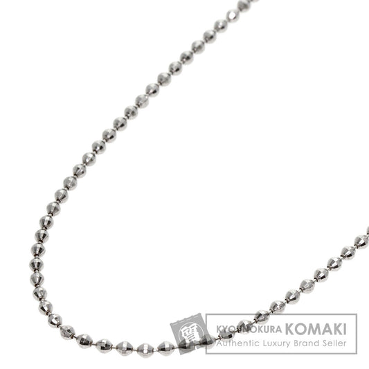Chain 17.7" Necklace K18 White Gold 5.9g　Ladies