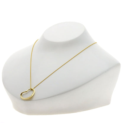 TIFFANY&Co. Open heart Necklace K18 Yellow Gold Ladies [Used]