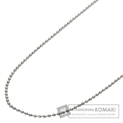 Chain 17.7" Necklace K18 White Gold 3.6g　Ladies