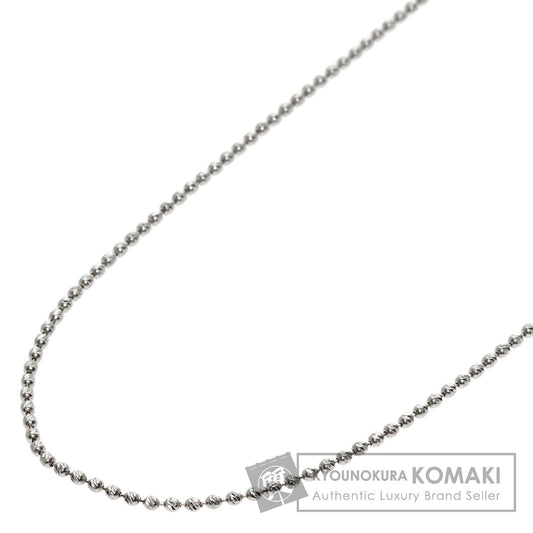 Chain 17.7" Necklace K18 White Gold 3.6g　Ladies
