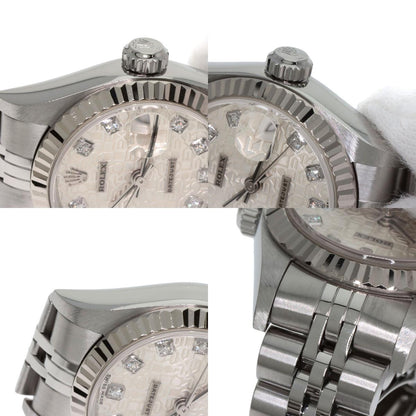 ROLEX DATEJUST 10P Diamond Watches 79174G Stainless Steel/Stainless Steel Ladies