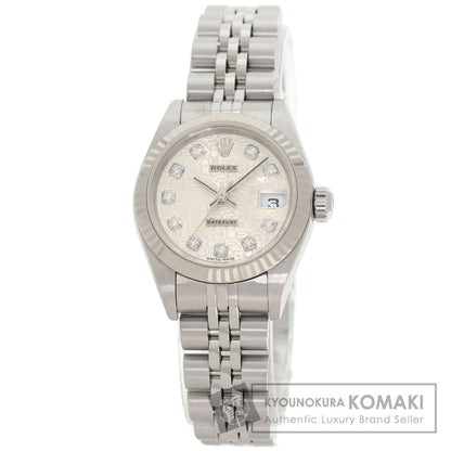 ROLEX DATEJUST 10P Diamond Watches 79174G Stainless Steel/Stainless Steel Ladies