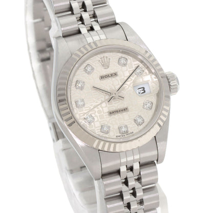 ROLEX DATEJUST 10P Diamond Watches 79174G Stainless Steel/Stainless Steel Ladies