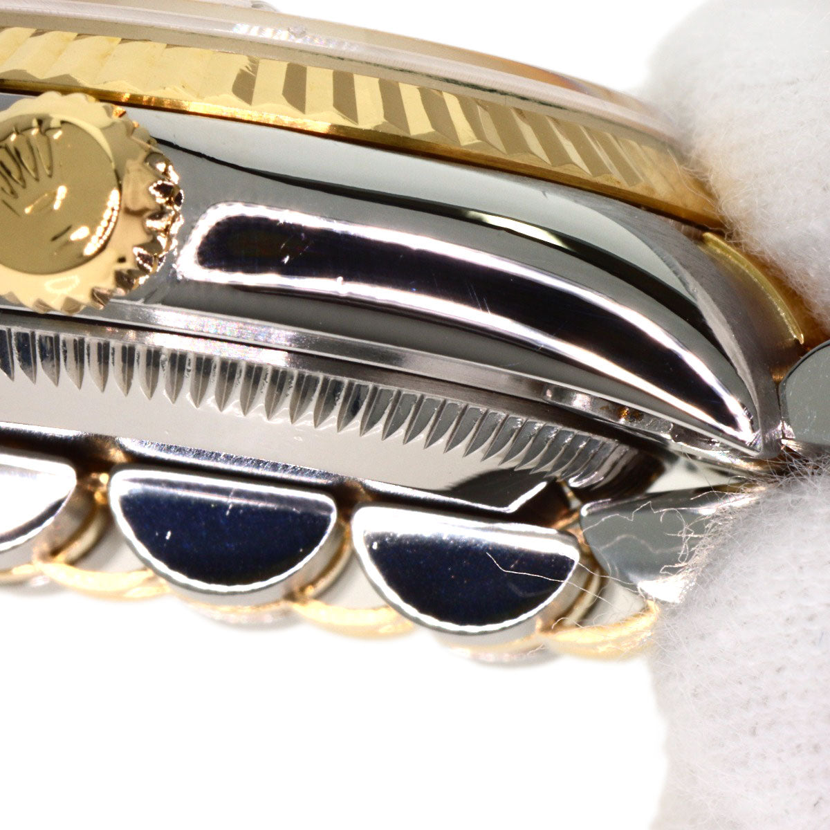 ROLEX DATEJUST 10P Diamond Watches 69173G Stainless Steel/SSxK18YG Ladies