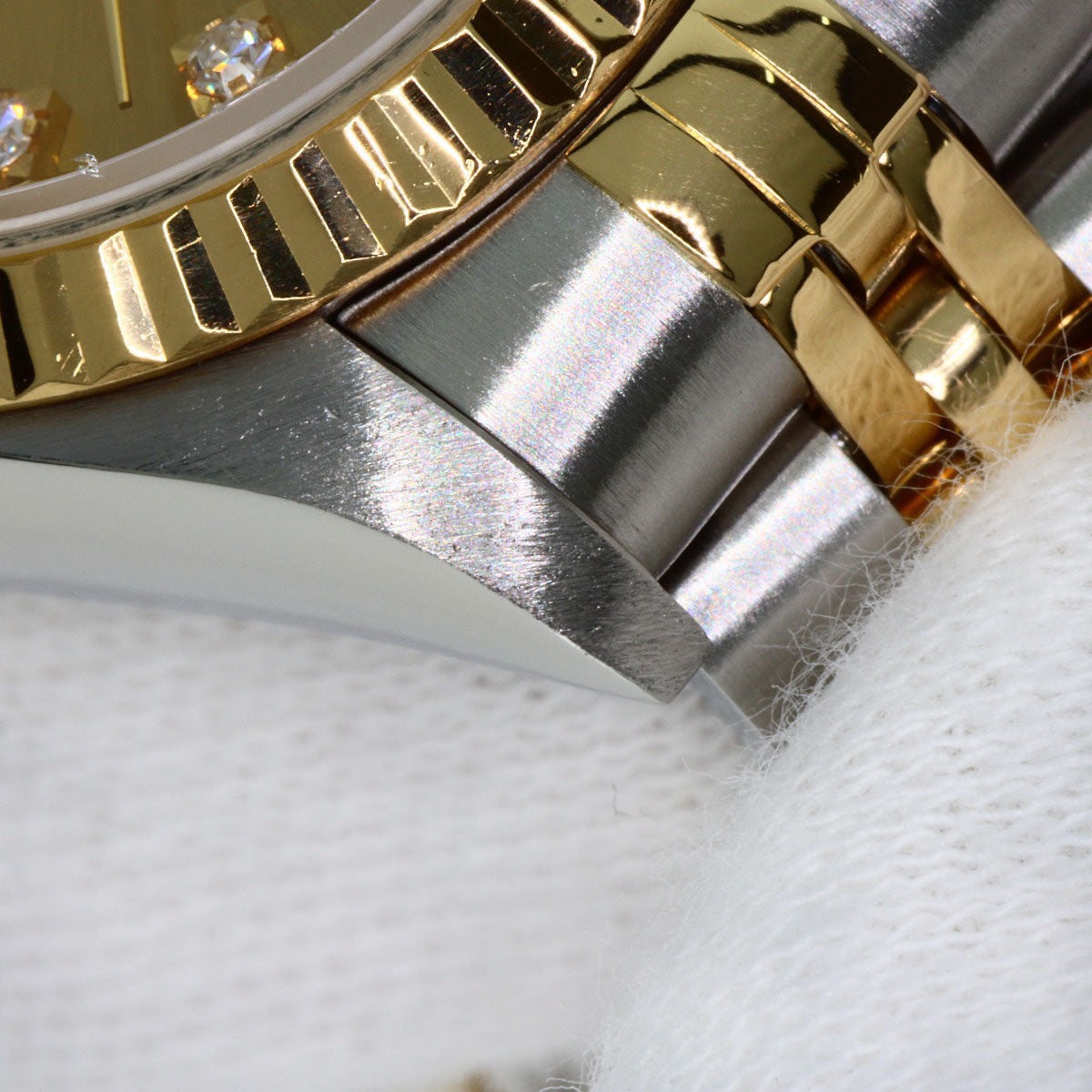 ROLEX DATEJUST 10P Diamond Watches 69173G Stainless Steel/SSxK18YG Ladies