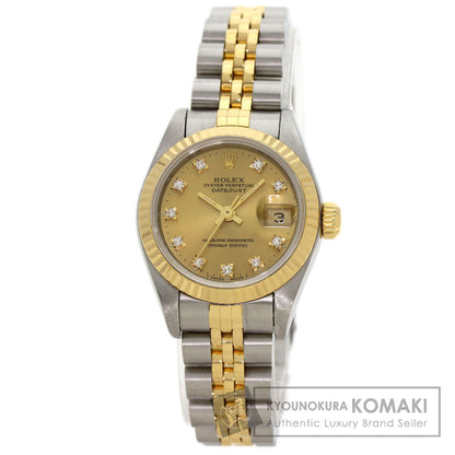 ROLEX DATEJUST 10P Diamond Watches 69173G Stainless Steel/SSxK18YG Ladies